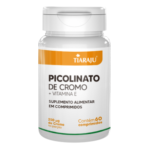 Picolinato de Cromo + Vitamina E - 60 comprimidos