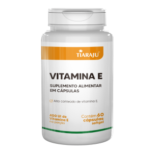 Vitamina E - 60 Cápsulas Softgel