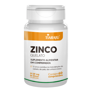 Zinco Quelato 29,59 mg - 60 comprimidos